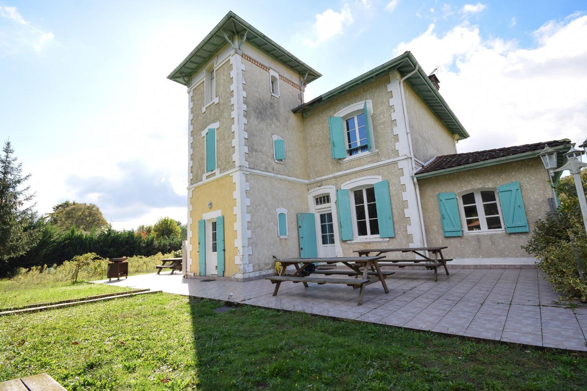 Villa Avec Piscine Et Billard Sabres Exterior foto